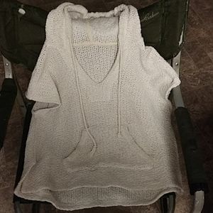 Short-Sleeve Knit Sweater